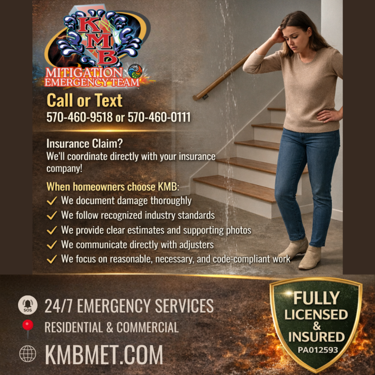 Need emergency services? We work with your insurance company