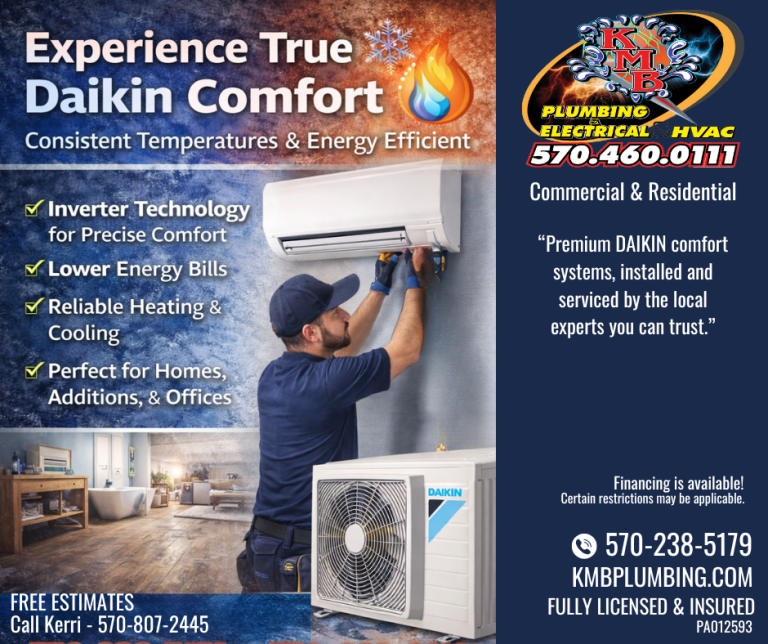 Experience efficient heating and cooling!