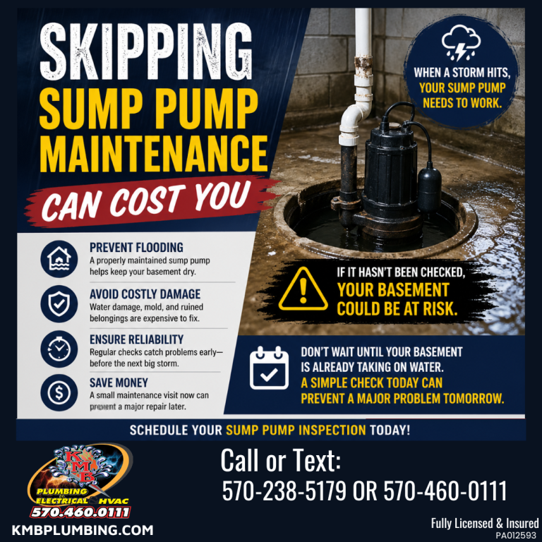 Do not skip your sump pump maintenance